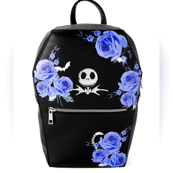 Brand new Jack Skellington coffin mini backpack. Gorgeous! 9x4x11 - Picture 1 of 4